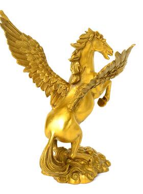 全铜马摆件办公室工艺礼品摆饰摆设家用装饰品马到成功飞马铜马礼