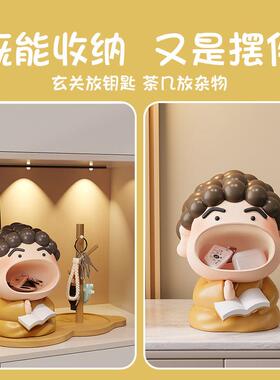 可爱佛祖玄关钥匙收纳摆件创意入户门口鞋柜家居饰品乔迁新居礼物