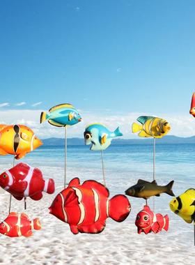 仿真鱼雕塑玻璃钢花园海洋主题装饰品酒店海底世界鱼池造景大摆件