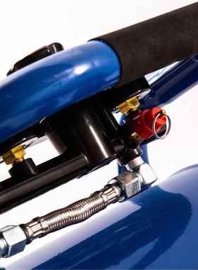 工业级大功率空压机充电式无线锂电空气压缩机双气表打气泵