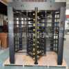 Fingerprint recognition full-height turnstile factory access control attendance stainless steel fence rotating channel 90-degree cross gate