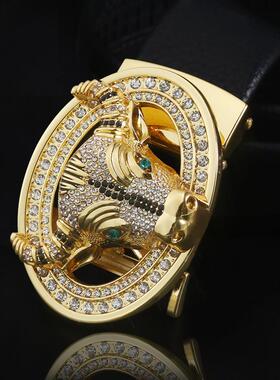 商务时尚皮带头合金自动扣头十二生肖属牛档士腰带配件