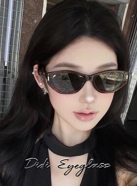 2025新款覆古猫眼太阳眼镜女款高级感潮辣妹度假偏光太阳眼镜圆脸