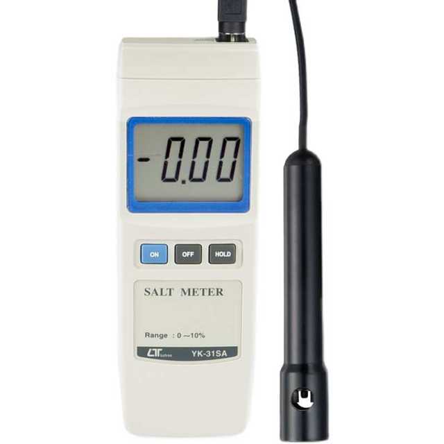Imported Taiwan Industrial YK-31SA Handheld Portable Water Quality Digital Salt Meter High Accuracy Salt Meter Inspection