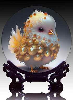 十二生肖三聚氰胺防摔板中国风客厅书房儿童房装饰吉祥桌面装饰饰