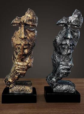 欧式沉树默是金象雕像脂抽工艺品摆件客办公室桌面-0饰品创意厅礼