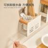 Chopstick rack household chopstick tube kitchen household new drain storage box hanging chopstick basket chopstick cage log style