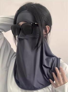 紫外线开车防晒防晒面罩全脸面罩