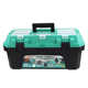 Baogong Toolbox Hardware Household Car Plastic Storage Organizing Box Double Layer SB-1418 14 inches 17 inches 19 inches