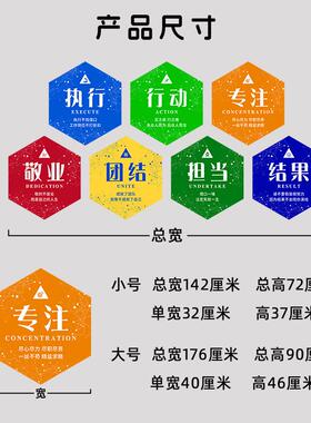 新款文化墙车标贴语企业立体墙壁画公司团队励志员工风采背景装饰