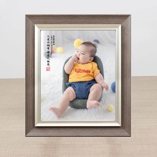 胎毛画12生肖婴幼儿宝宝满月百天照片肖像胎发手工艺纪念礼品定制 - 图3