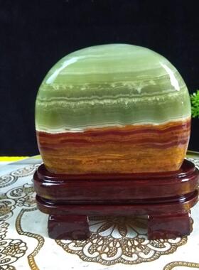 天然石原石摆件阿富汗玉石观赏石自然纯天然石头客厅家居装饰摆件