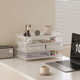 Acrylic bookshelf desktop storage box children's desk office vertical multi-layer layered easy