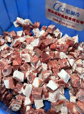 商用冷冻头切块机不锈钢牛羊肉切丁机输送式鸡鸭块设备现货