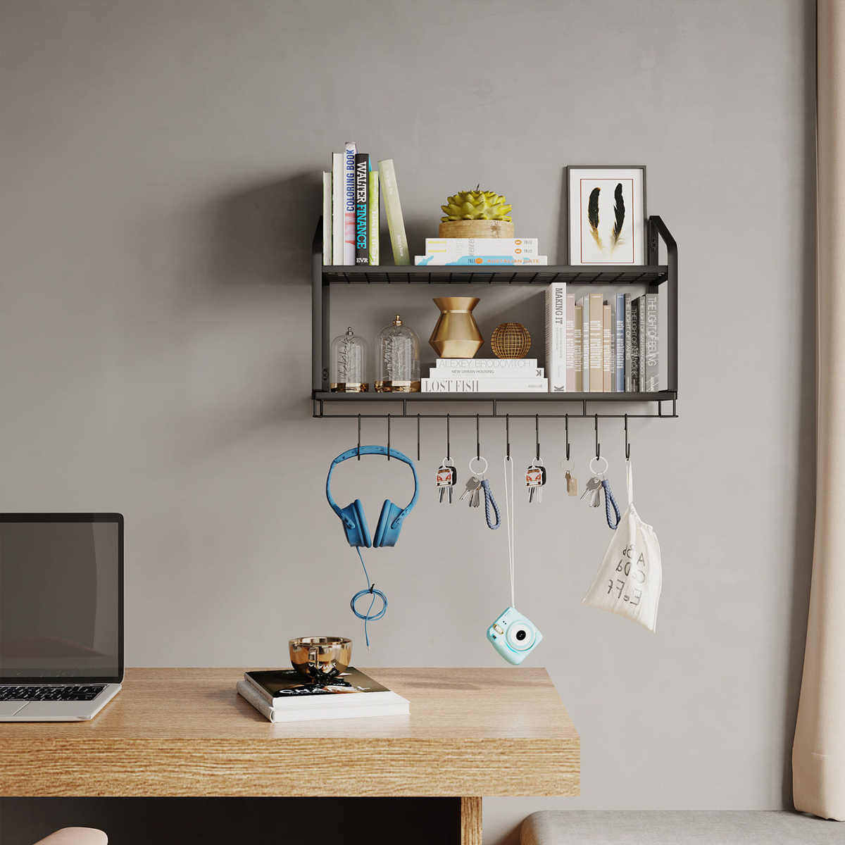 中凰置物架落地多层收纳架家用书架客厅零食卧室阳台厨房铁艺架子,淘宝优惠券,粉丝福利购,淘宝优惠卷