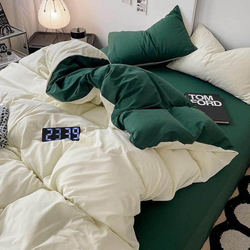 2025春季纯色混搭被套单件学生宿舍单人被罩家用双人被套床上用品,淘宝优惠券,粉丝福利购,淘宝优惠卷