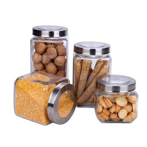 Kitchen glass sealed container food seasoning storage jar ho - 图2
