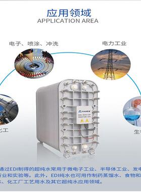EDI超纯水设备高纯水EDI模块超纯水反渗透EDI膜堆去离子设备