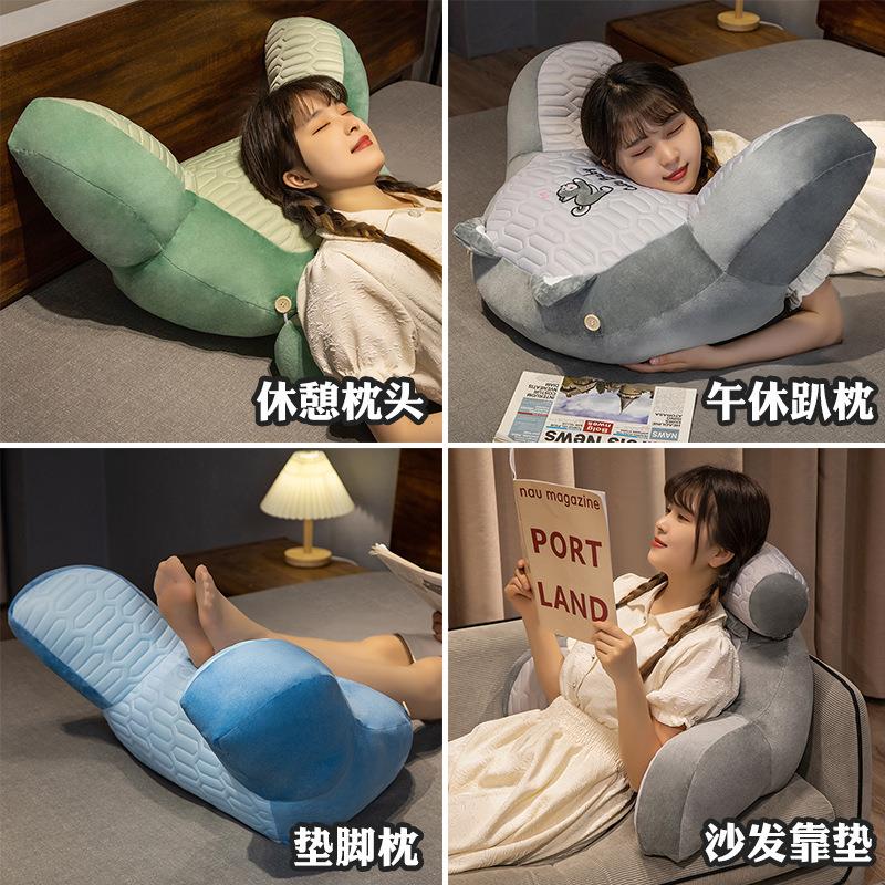 Summer office cushion pillow bed waist support pregnant women back waist pillow artifact ice bean bean tatami bay window bed