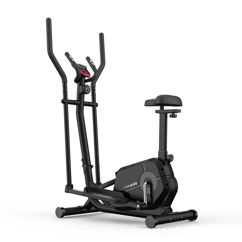 Foreign trade elliptical machine, cross-magnetic exercise bike, indoor home fitness equipment, silent space walker, exercise bike
