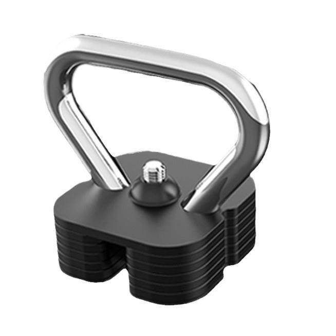 Men's high-looking sports fitness pure steel metal adjustable dumbbell kettlebell barbell combination set quick insert