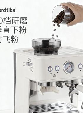 nordtika诺德天嘉意士耐诗E5半自动咖啡机家用办公室双锅炉泵奶泡