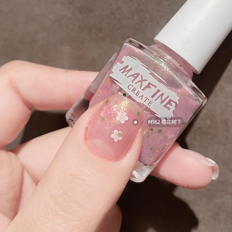 无味指甲油2024新款显白肉桂色冰透不可剥免烤快干持久裸色秋冬 - 图2