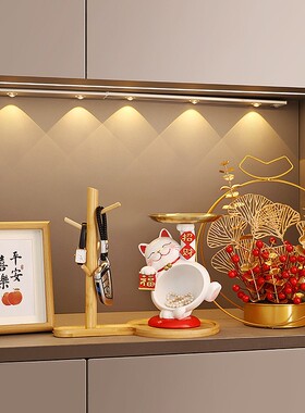 新款直销贝汉美创意新中式发财果摆件客厅电视柜家居装饰品乔迁新