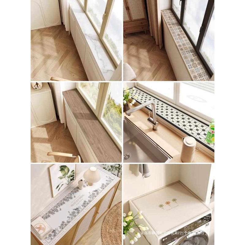 Window sill mat, bay window mat, narrow window edge pad, diatom mud absorbent protective mat, non-slip and dust-proof balcony decoration