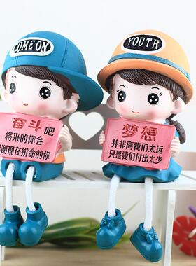 现代简约轻奢人物摆件创意个性客厅电视柜家居软装饰柜艺术品摆设