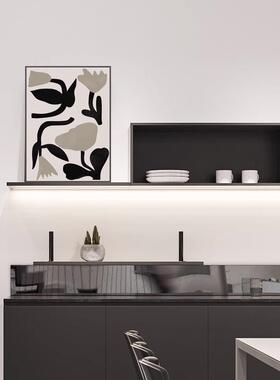 装极简黑白抽象人物画饰画卧餐室SJI床头玄关边电视柜桌面摆马蒂