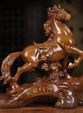 马到成功生肖马摆件招财工艺礼品办公室桌摆设中式客厅酒柜装饰品