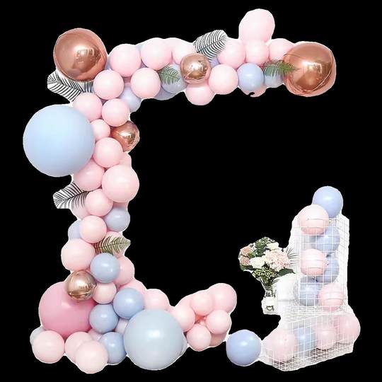 铝塑管气球造型不规则pvc造型管大型纸艺花杆背景路引拱门可弯曲