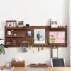 Chong black walnut hole board storage rack display hanging board hook accessories wooden solid wood wall storage customization