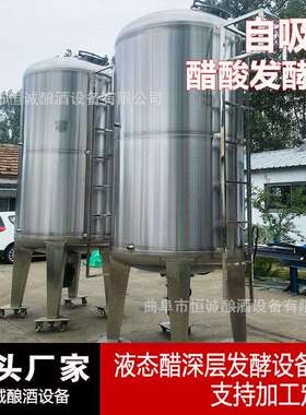 家用小型陈醋米醋发酵1吨2吨醋酸发酵内部结构简酿醋机