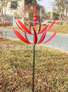 新品Harlow Wind Spinner Rotator 哈洛风旋转器铁艺风车园艺地插