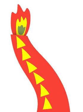 2024龙年发光龙形卡通气模大型吉祥动物商场新年活动美陈装饰