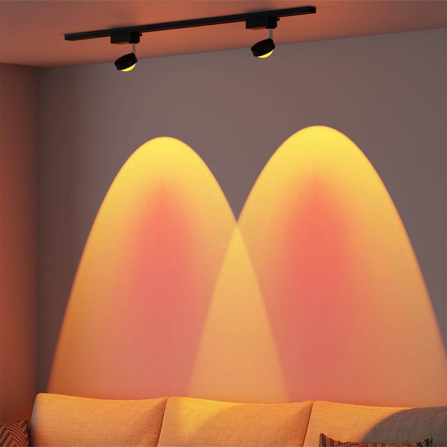 日不落轨道射灯明装可调角度气氛灯玄关射灯背景墙导轨式LED射灯,淘宝优惠券,粉丝福利购,淘宝优惠卷