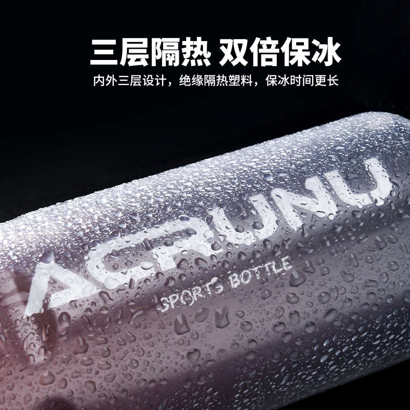 自行车水壶保冰挤压式骑行山地公路车专用水杯大容量水瓶运动杯子 - 图0