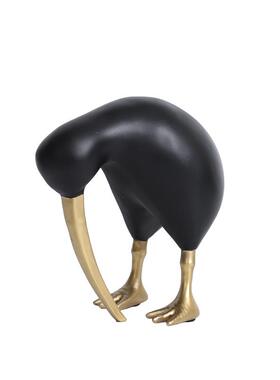 现代简约抽象奇异鸟动鸟类装GIN物饰件样板房轻摆奢书房客软厅装