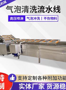 柑橘压气泡清洗机械设备酱菜丑橘脐橙胡萝卜果蔬气泡清洗机