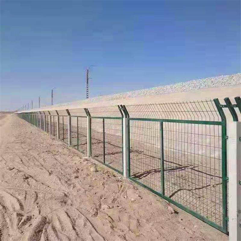 厂家供应铁路护栏高速桥下防护栅栏金属网片桥梁钢丝网围栏 - 图0