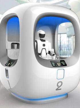 无人售货机商品智能饮料售货柜产品外观设计贩卖机方案展示模型