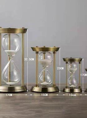 时间沙漏计时器3/15/30/60分钟礼物刷牙儿童防摔创意情人节摆件