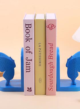 欧式复古简约桌立架蝴款蝶书档树脂ins书现代LR2504家面居书房装