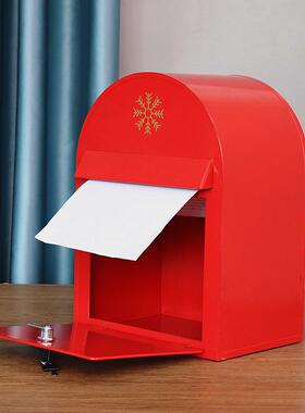 复古立式邮箱铁皮信箱挂墙意见箱邮箱家居装饰商业美陈道具邮箱