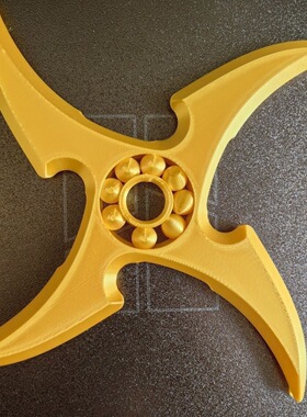 打印手指旋转飞镖火影3D模型摆件