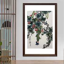 Artisan Su embroidery The small anecdoary of the farmhouse Home Residence Decoration Hung Painting Embroidery Genuine Silk