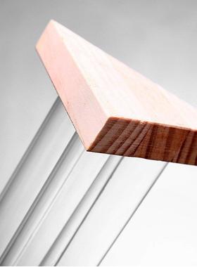 创意试管花瓶容器办公室绿色饰品 简约木座水培玻璃花瓶 时尚摆件