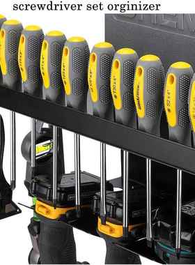 热销简约铁艺手电钻收纳架壁挂式电动工具收纳整理架